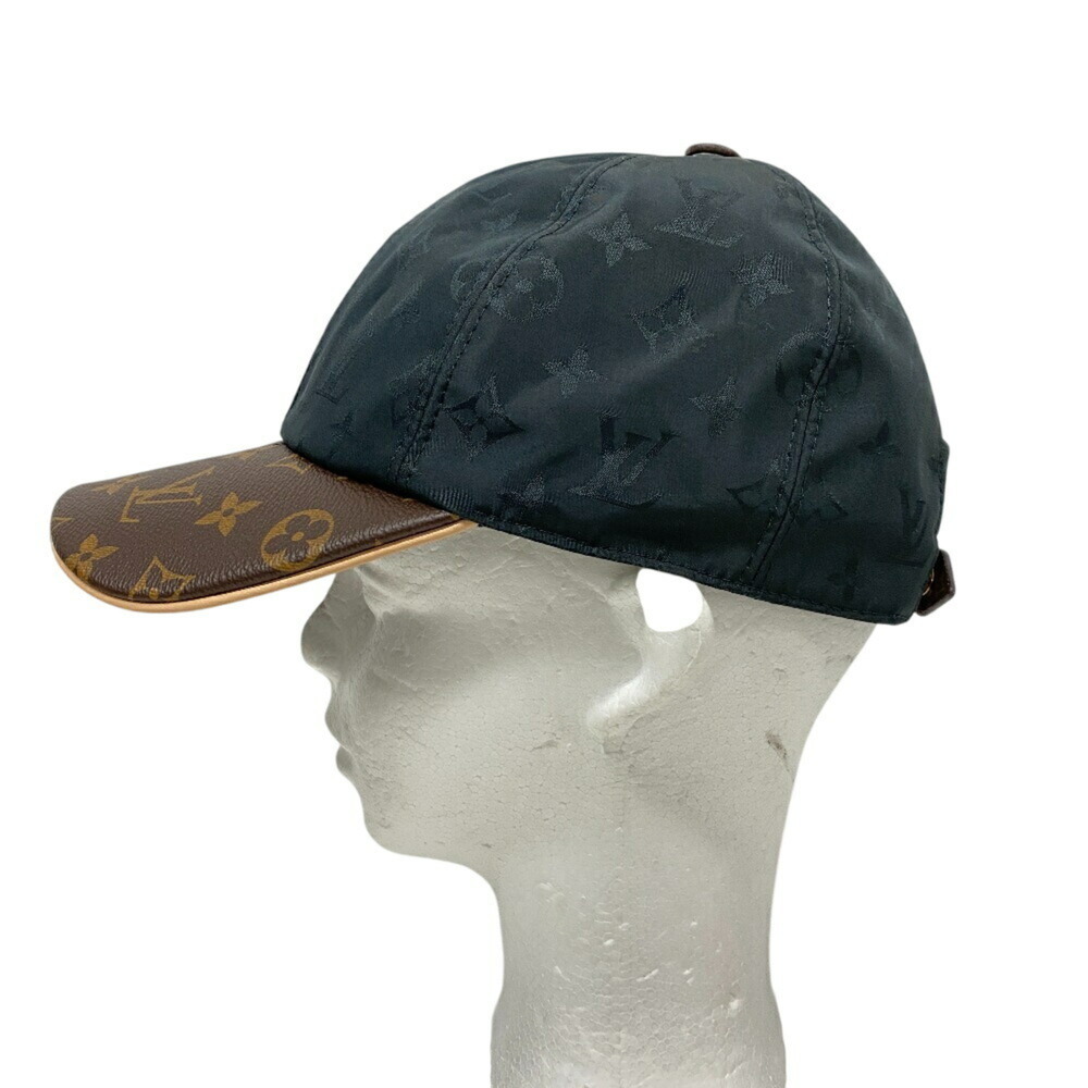 Louis Vuitton Black Monogram Jacquard Cap with Brown Monogram Visor - Picture 2 of 10